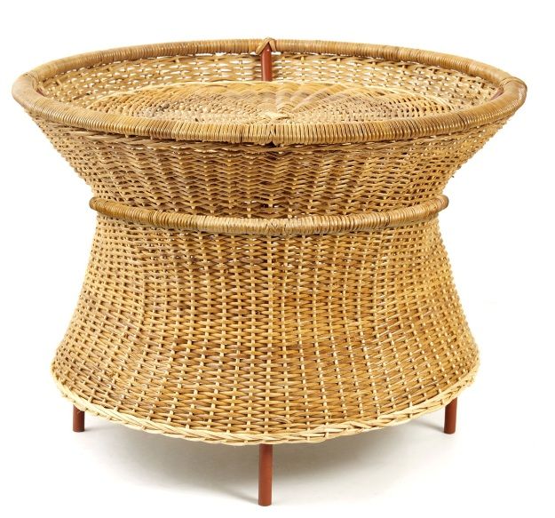 Caribe Natural Basket Table Tisch Outdoor ames  